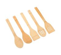 MOLUCKFU 15 Piezas de Cocina de con Mango Resistente al Calor Cuchara y Cucharón Ranurado para Proteger Sartenes Antiadherentes Uso Doméstico