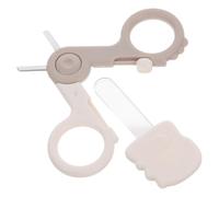 MOLUCKFU 1juego Cortauñas Para Bebés Kit De Manicura Infantil Anti-pinchazo Tijeras De Uñas Seguras Para Cuidado De Uñas De Recién Nacidos y Niño Niña De Herramientas De Higiene