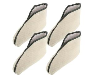 MOLUCKFU 2 Pares Forros Térmicos para Botas de Invierno de Lana, Cómodos y Cálidos, Talla 42, 2 Pares, Ideales para Senderismo, Pesca, Minería y Almacenes Fríos