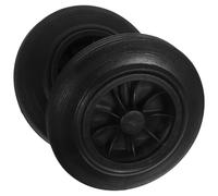 MOLUCKFU 2 Piezas Ruedas para Cubo de Basura 240l de Goma Negro