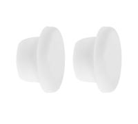 MOLUCKFU 2 Unidades tapón de congelador Redondo de Goma heladera refrigerador neveras Junta del Orificio de Drenaje del frigorífico tapón de Goma del Orificio del congelador White