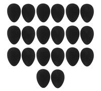 MOLUCKFU 20 Unidades Almohadillas silenciosas para tacones protector para suela de zapato almohadillas para zapatos no para esquiar Shoe Sole empuñados zapatilla de agarre Black