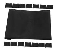 MOLUCKFU 25 Piezas Brazaletes Ajustables de Tela Negra para Luto Funeral Unidades Suaves y Cómodos para Deportes y Homenajes Uso Fútbol y Eventos Deportivos