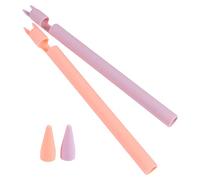 MOLUCKFU 2piezas Funda De Antideslizante para Pencil Diseño Moderno y Protección Shockproof y Anti-caída para Amigos y Familia