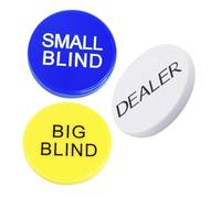 MOLUCKFU 3 Piezas Fichas de Bingo y Póquer con Números Accesorios para Contar Marcadores Duraderos y Multifuncionales para Entretenimiento Familiar