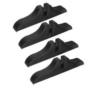 MOLUCKFU 4 Piezas Base Estabilizadora para Soporte Negro Patas Antideslizantes para Divisores de Ambientes y Paneles Separadores Fijador para Privacidad y Estabilidad el Hogar