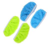 MOLUCKFU 4 Piezas Paños de Microfibra para Mopa Reutilizables Almohadillas de Repuesto Lavables para Limpieza de Suelos Duros Compatibles con Mopas Planas para Cocina y Parquet