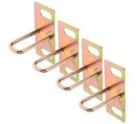 MOLUCKFU 4 Piezas Placa de Bloqueo Metálica para Asiento de Motocicleta Eléctrica de Resistentes y Fáciles de Instalar Repuestos para Ganchos y Cierres de Sillín Compatible con Motos