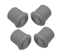 MOLUCKFU 4 Piezas Unidades Protectores de Goma Antideslizantes para Patas de Sillas de Ducha y Bastones Compatibles Universalmente Fáciles de Instalar Protección para Suelos Delicados
