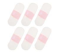 MOLUCKFU 6 Piezas Toallitas Menstruales de Algodón Lavables Almohadillas Absorbentes para Mujeres Postparto Cómodas y Transpirables para Uso Diario