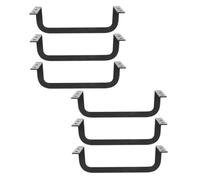 MOLUCKFU 6 piezas Tope Antideslizante Metálico para Colchón Barra Soporte Resistente Evita Desplazamiento Compatible con Somier y Sofá Cama Kit y Fácil Instalación