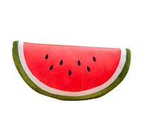 MOLUCKFU Almohada de Peluche de Sandía Media Luna 40 Cm, Juguete de Fruta Relleno Suave para Decoración Infantil, Cojín Adorable para Cama y Obsequio en Verano
