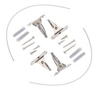 MOLUCKFU Anclajes Antivuelco para Muebles de Hierro y Acero Inoxidable Correas de Seguridad Ajustables para Estanterías y Cómodas Fijación Segura para Muebles Pesados el Hogar Paquete