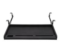 MOLUCKFU Bandeja Deslizable Ahorro de Espacio Debajo del Escritorio para Teclado con Diseño de Cajón y Rieles de PP y Conveniente para Oficina