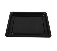 MOLUCKFU Bandeja para Hornear Rectangular de Esmalte Negro Resistente Altas Temperaturas Ligera y Espaciosa para Repostería y Asados Apta para Horno y Uso Diario Hogares y Restaurantes