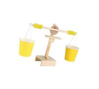 MOLUCKFU Báscula de Juguete Educativa de Madera para Kit DIY de Balanza Científica Aprendizaje del Equilibrio y Coordinación Mano-Ojo Adecuado para Juegos y Experimentos Educativos