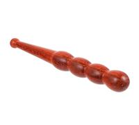 MOLUCKFU Bastón de Masaje de Acupuntura Madera Roja Manual y Compacto Herramienta para Masaje Corporal Piernas Brazos Espalda y Cuello Diseño Ergonómico y Pulido Seguro