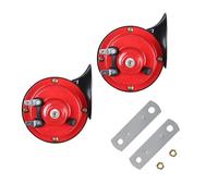 MOLUCKFU Bocina de Aire Caracol para Coche y Camión Potente y Resistente al Agua Claxon Eléctrico de Doble Tono para Motos y Vehículos Diversos