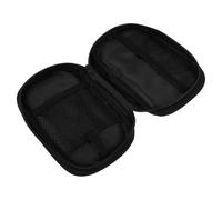 MOLUCKFU Bolsa de Almacenamiento de Tela Negra, Diseño Ligero y Práctico para Mochila o Bolso, Adecuado para Diabéticos y Cuidado Portátil