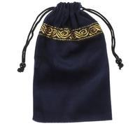 MOLUCKFU Bolsa de Terciopelo Adecuada para Juegos de Adivinación con Cordón, Resistente y Elegante y Almacenamiento Seguro de Joyería Pequeña para del Tarot