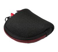 MOLUCKFU Bolsa Portafiltros para Lentes de Cámara Estuche Redondo de Neopreno Resistente y Portátil Protección para Filtros y Accesorios S Color Negro