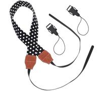 MOLUCKFU Correa Bandolera para Cámara Vintage Ajustable Negra Correa de Hombro Ergonómica Antideslizante para DSLR Accesorios para Fotógrafos Senderismo y Viajes