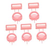 MOLUCKFU Cubiertas de Enchufes a Prueba de Bebés 10 Piezas Protectores de Enchufe Infantil Cubiertas de Seguridad para Niños Diseño Aislado Instalación Fácil Protección contra Choques Eléctricos Rosa