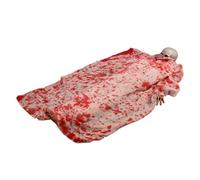 MOLUCKFU Decoración de Halloween al Aire Cuerpo Muerto con Luz y Sonido Activado Accesorio Terrorífico para Casa Embrujada Decoración Resistente para Fiestas y Jardines