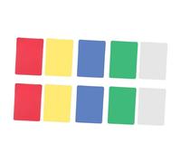 MOLUCKFU Dispensador Póker Juego de 10 Cortadores Plástico Multicolor para Hold'em Herramienta Profesional para Salas de Juego y Entretenimiento Casa