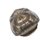 MOLUCKFU Estatua de Tortuga para Adivinación Feng Shui Caparazón Diseño Taoísta Ornamento Portátil para Decoración del Hogar y Suerte Arte Tradicional Chino