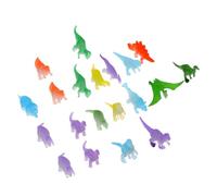 MOLUCKFU Figuras De Dinosaurio Luminosas para Niños, 20 Piezas Pequeñas Fluorescentes, Juguetes De Dinosaurios Que Brillan Oscuridad, Decoración Educativa para Aula y Juegos En Casa
