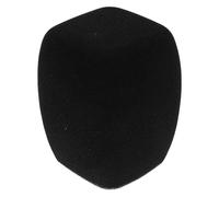 MOLUCKFU Filtro Antiviento para Micrófono de Estudio, Cubierta de Esponja Negra Cuadrada, Protector de Micrófono Reducción de Ruido para Grabación Vocal, Karaoke y Presentaciones en