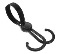 MOLUCKFU Gancho Doble Para Cochecito De Accesorio Ligero y Práctico Para Carro Silla De Paseo y Bicicleta Para Llevar Bolsas y Compras