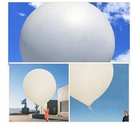 MOLUCKFU Globo Meteorológico Gigante de Látex 240 Pulgadas 6 Metros 600 Gramos Globos Grandes para Investigación Científica Fotografía Aérea y Decoración de Fiestas