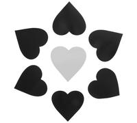 MOLUCKFU Imanes para Sublimación para Nevera, 30 Unidades Corazón 6.5x6.5 Cm, Material DIY para Prensas Térmicas, Adhesivos Personalizados para Decoración Frigorífico