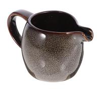 MOLUCKFU Jarra de Leche de Cerámica con Boquilla y Asa, Controla el Flujo y Previene Derrames, para Café y Té en Casa