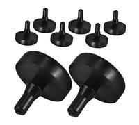 MOLUCKFU Juego de 8 Topes de Goma para Pedal de Freno y Embrague Bloqueos de Caucho Negro Resistentes para Interruptor de Luz de Freno Repuesto para Automóviles