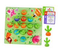 MOLUCKFU Juguete Educativo de Madera para Lógico de Memoria y Observación con Resistentes para Desarrollo Cognitivo y Vínculo Familiar