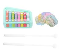 MOLUCKFU Juguete Xilófono Piano Infantil de Notas con Martillos de Percusión y Partituras Instrumento Musical Educativo para Bebés Color Aleatorio Color Aleatorio