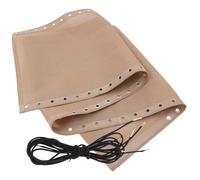 MOLUCKFU Lona para Tumbona Beige 43 Cm Cuerda, Accesorio de Reemplazo para Silla de Exterior Plegable, Tela Resistente para Silla de Playa, Repuesto Práctico para Balcón y Jardín