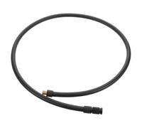 MOLUCKFU Manguera de inflado de neumáticos, 80 cm, manguera de goma de alta presión con conector roscado para bomba de aire para coche, moto, bicicleta, adaptador de manguera flexible