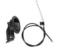 MOLUCKFU Manija de Liberación para Sillón Reclinable Repuesto con Cable de Acero y ABS Tamaño 9X76X67 CM Color Negro Accesorio para Reparación de Muebles y Uso en Sillones