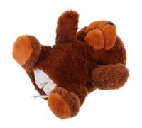 MOLUCKFU Marioneta Mano Oso Pardo de Peluche Suave para Contar Historias Juguete Animal Interactivo Educativo