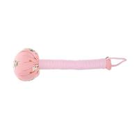 MOLUCKFU Martillo de Masaje Manual para Abdomen y Hombros, Ligero y Fácil de Llevar, de Tela Rosa para Ver la Tv y Escuchar Música
