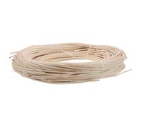 MOLUCKFU Material Natural de Ratán para Reparación de Muebles de Mimbre Cuerda Redonda para Restaurar Sillas y Muebles de Patio Kit para Bricolaje y Mantenimiento Duradero