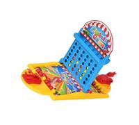 MOLUCKFU Mini de Baloncesto de Escritorio con y Cuatro Raya de Mesa Infantil Divertido para Interior y Viaje Estilo Aleatorio Color Aleatorio