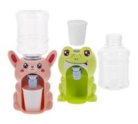 MOLUCKFU Mini Dispensador de Agua para 2 Piezas, Juguete Educativo de Cocina, Modelo de Fuente de Agua Potable Pequeño, Plástico Seguro, Adecuado para Juegos de Interior y Exterior,