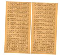 MOLUCKFU Pegatinas para Hucha de Objetivo Números Grandes, 20 Hojas de Pegatinas Adhesivas Decorativas para Cajas de Ahorro, DIY para Niños, Seguimiento Fácil de Ahorros, Uso Educativo