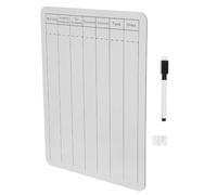MOLUCKFU Pizarra de Doble Cara Adecuado para Práctica de División y Multiplicación Tablero Grueso para Borrado en Seco, Tamaño 9x12 Pulgadas para Matemáticas Impresión en Casa o Aula
