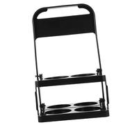 MOLUCKFU Portador de Botellas Plegable con Asa Resistente Soporte para Bebidas para Fiestas y Picnics Cubitera Portátil para Botellines Almacenamiento Práctico para Uso Diario
